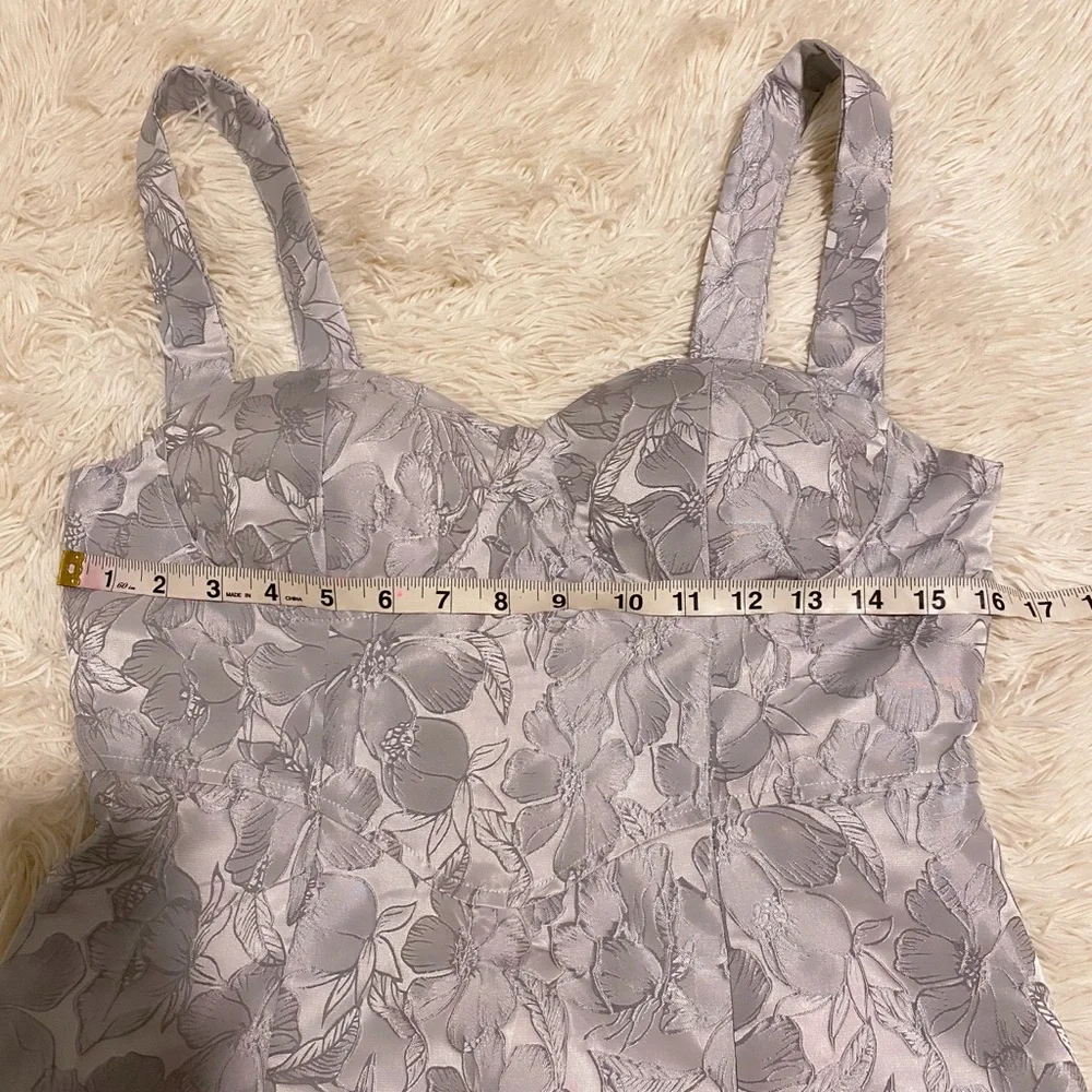 Shein Bodycon Mini Gray Dress - Picture 6 of 9